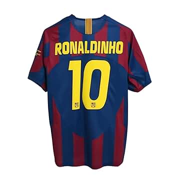 05-06 バルセロナ　ロナウジーニョ　正規品　ビンデージ NIKE FCバルセロナ 05/06ホーム半袖ユニフォーム #10